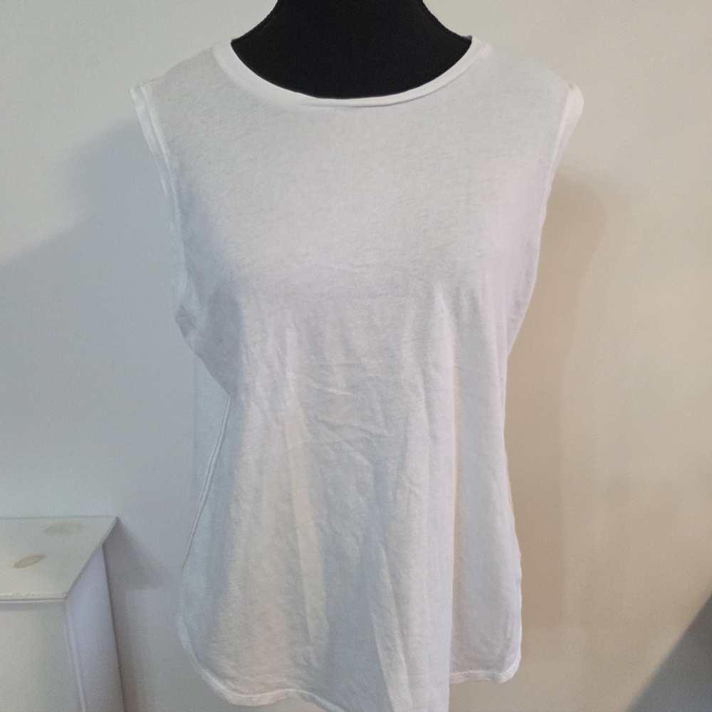 Eileen Fisher organic cotton tank top (Oversized) Sz S